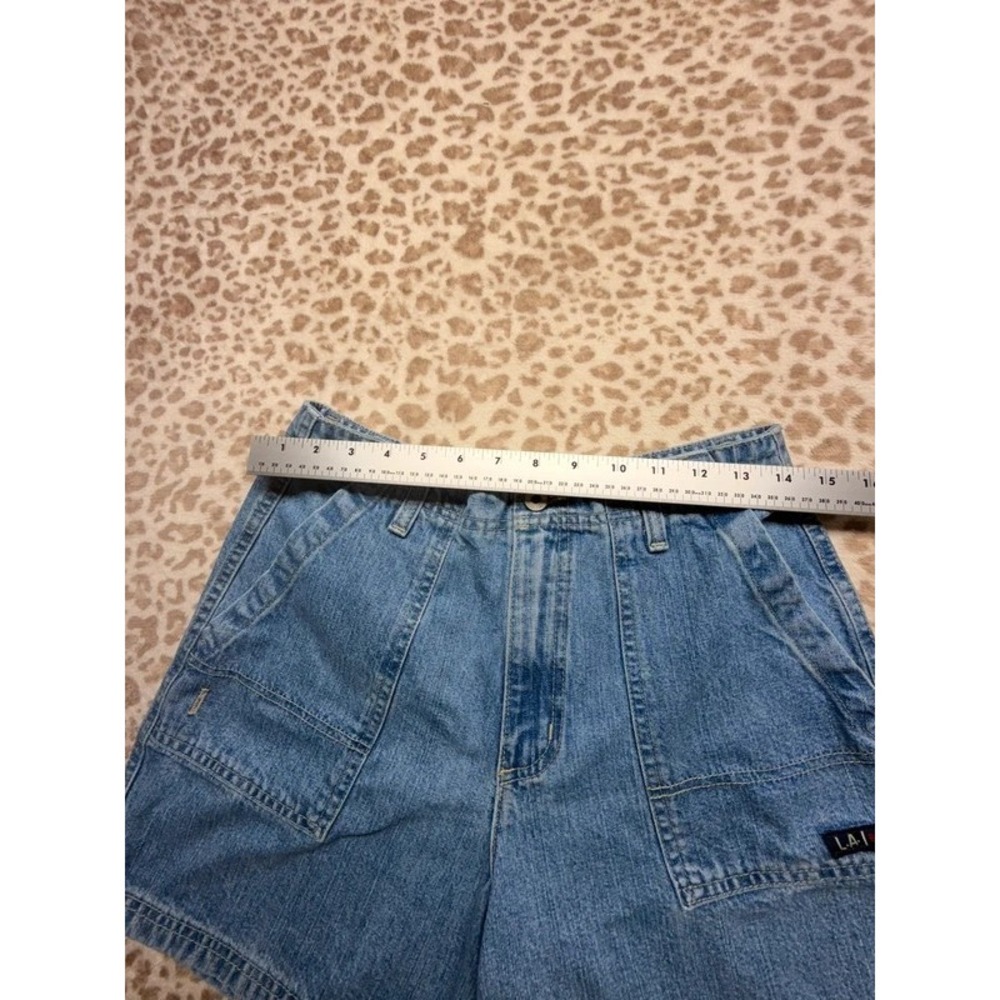 Vintage L.A. Blues High-Waisted Denim Shorts - Picture 4 of 8